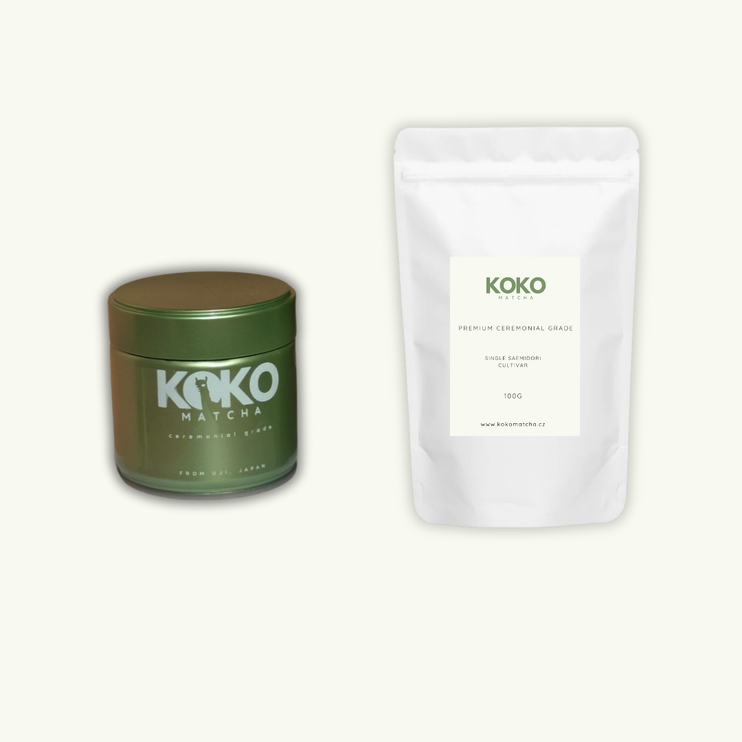 Japonská ceremoniální, SINGLE CULTIVAR — SAEMIDORI MATCHA 100g — limited edition