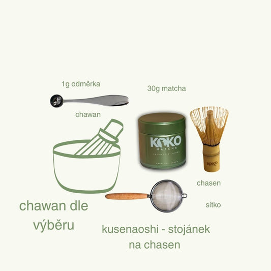 Matcha ceremony SET — česká keramika