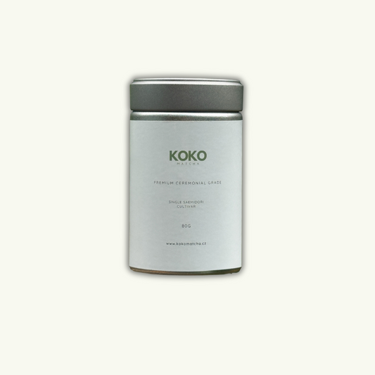 Japonská ceremoniální, SINGLE CULTIVAR  — SAEMIDORI MATCHA 80g — limited edition