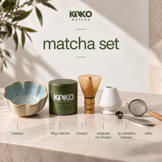 Matcha ceremony SET — česká keramika