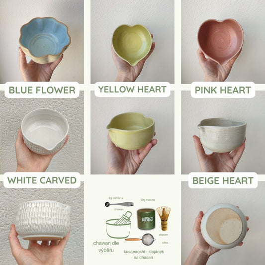 Matcha ceremony SET — česká keramika