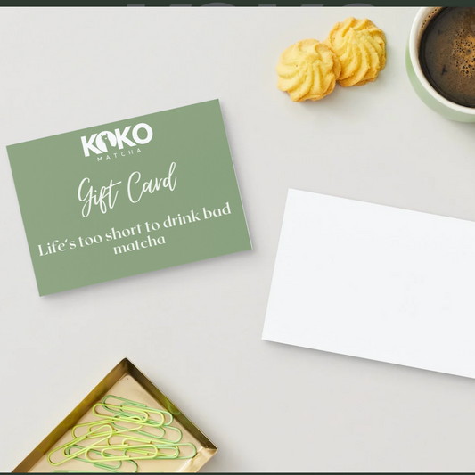 Dárková karta KOKO matcha